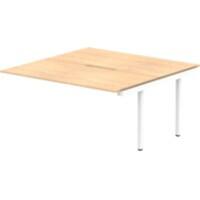 dynamic Evolve Plus Desk Extension Rectangular Maple H-Frame 1,600 (W) x 1,600 (D) x 750 (H) mm MFC (Melamine Faced Chipboard)