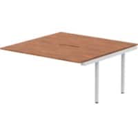 dynamic Evolve Plus Desk Extension Rectangular Walnut H-Frame 1,600 (W) x 1,600 (D) x 750 (H) mm MFC (Melamine Faced Chipboard)