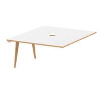 dynamic Computer Desk Oslo OSXT14WHT White 1400 mm x 1600 mm x 730 mm