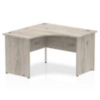 dynamic Impulse Ergonomic Desk Rectangular Oak MFC Grey 1,200 (W) x 1,200 (D) x 730 (H) mm