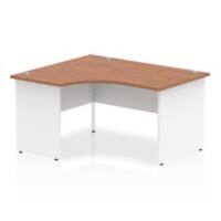 dynamic Impulse Left Hand Desk Rectangular Walnut Base panel 1,400 (W) x 1,200 (D) x 730 (H) mm MFC (Melamine Faced Chipboard)