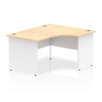 dynamic Impulse Right Hand Desk Rectangular Maple Base panel 1,400 (W) x 1,200 (D) x 730 (H) mm MFC (Melamine Faced Chipboard)