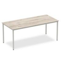 dynamic Ergonomic Desk Impulse ISLST18GRY Grey Oak 1800 mm x 800 mm x 725 mm