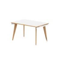dynamic Oslo Bench Desk Rectangular White 4 Feet 1,200 (W) x 800 (D) x 750 (H) mm MFC (Melamine Faced Chipboard)