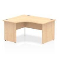 dynamic Impulse Left-hand Desk Rectangular Maple MFC Brown 1,400 x 1,200 x 730 mm