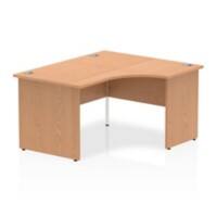 dynamic Impulse Right Hand Desk Rectangular Oak Base panel 1,400 (W) x 1,200 (D) x 730 (H) mm MFC (Melamine Faced Chipboard)
