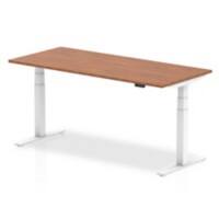 dynamic Air Height Adjustable Sit Stand Desk Rectangular Walnut T-Foot 1,800 (W) x 800 (D) x 665 (H) mm MFC (Melamine Faced Chipboard)