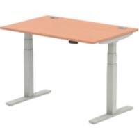 dynamic Air Sit Stand Desk Rectangular Beech T-Foot 1,200 (W) x 800 (D) x 665 (H) mm MFC (Melamine Faced Chipboard)