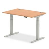 dynamic Height Adjustable Desk Air HASCP128SOAK Oak 1200 mm x 800 mm x 660 - 1310 mm