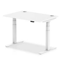 dynamic Height Adjustable Desk Air HASCP128WWHT White 1200 mm x 800 mm x 660 - 1310 mm