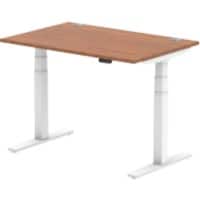 dynamic Air Sit Stand Desk Rectangular Walnut T-Foot 1,200 (W) x 800 (D) x 665 (H) mm MFC (Melamine Faced Chipboard)