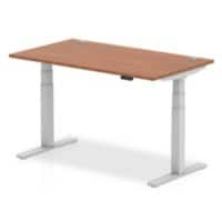 dynamic Height Adjustable Desk Air HASCP148SWNT Walnut 1400 mm x 800 mm x 660 - 1310 mm