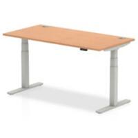 dynamic Height Adjustable Desk Air HASCP168SOAK Oak 1600 mm x 800 mm x 660 - 1310 mm