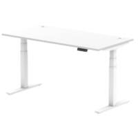 dynamic Height Adjustable Desk Air HASCP168WWHT White 1600 mm x 800 mm x 660 - 1310 mm