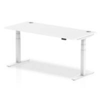 dynamic Height Adjustable Desk Air HASCP188WWHT White 1800 mm x 800 mm x 660 - 1310 mm