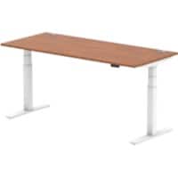dynamic Air Height Adjustable Sit Stand Desk Rectangular Walnut T-Foot 1,800 (W) x 800 (D) x 665 (H) mm MFC (Melamine Faced Chipboard)