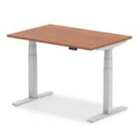 dynamic Air Height Adjustable Sit Stand Desk Rectangular Walnut T-Foot 1,200 (W) x 800 (D) x 665 (H) mm MFC (Melamine Faced Chipboard)