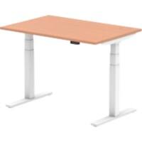 dynamic Height Adjustable Desk Air HAS128WBCH Beech 1200 mm x 800 mm x 660 - 1310 mm