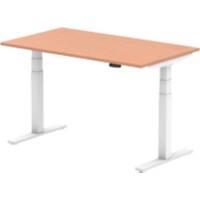 dynamic Height Adjustable Desk Air HAS148WBCH Beech 1400 mm x 800 mm x 660 - 1310 mm