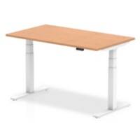 dynamic Height Adjustable Desk Air HAS148WOAK Oak 1400 mm x 800 mm x 660 - 1310 mm