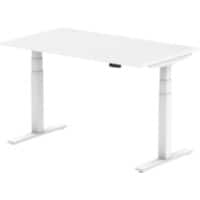 dynamic Height Adjustable Desk Air HAS148WWHT White 1400 mm x 800 mm x 660 - 1310 mm