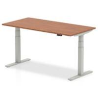 dynamic Air Height Adjustable Sit Stand Desk Rectangular Walnut T-Foot 1,600 (W) x 800 (D) x 665 (H) mm MFC (Melamine Faced Chipboard)