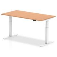 dynamic Height Adjustable Desk Air HAS168WOAK Oak 1600 mm x 800 mm x 660 - 1310 mm