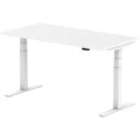 dynamic Air Sit Stand Desk Rectangular White T-Foot 1,600 (W) x 800 (D) x 665 (H) mm MFC (Melamine Faced Chipboard)