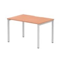dynamic Evolve Plus Bench Desk Rectangular Beech H-Frame 1,200 (W) x 800 (D) x 750 (H) mm MFC (Melamine Faced Chipboard)