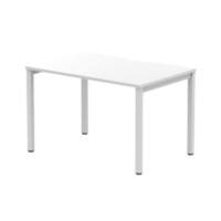 dynamic Evolve Plus Bench Desk Rectangular White H-Frame 1,200 (W) x 800 (D) x 750 (H) mm MFC (Melamine Faced Chipboard)