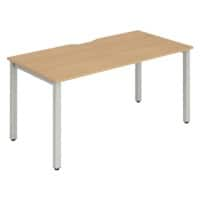 dynamic Evolve Ergonomic Desk Rectangular Beech 1,400 (W) x 800 (D) x 730 (H) mm MFC