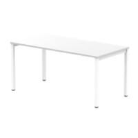 dynamic Evolve Plus Bench Desk Rectangular White H-Frame 1,600 (W) x 800 (D) x 750 (H) mm MFC (Melamine Faced Chipboard)