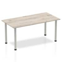 dynamic Ergonomic Desk Impulse IPLST16GRY Grey Oak 1600 mm x 800 mm x 725 mm