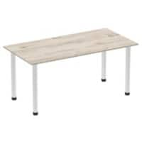 dynamic Ergonomic Desk Impulse IPLST16GRYBA Grey Oak 1600 mm x 800 mm x 725 mm