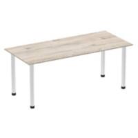 dynamic Ergonomic Desk Impulse IPLST18GRYBA Grey Oak 1800 mm x 800 mm x 725 mm