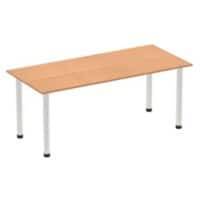 dynamic Ergonomic Desk Impulse IPLST18OAKBAC Oak 1800 mm x 800 mm x 725 mm