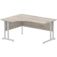 dynamic Impulse Left Hand Desk Rectangular Grey Oak Cantilever 1,800 (W) x 1,200 (D) x 730 (H) mm MFC (Melamine Faced Chipboard)