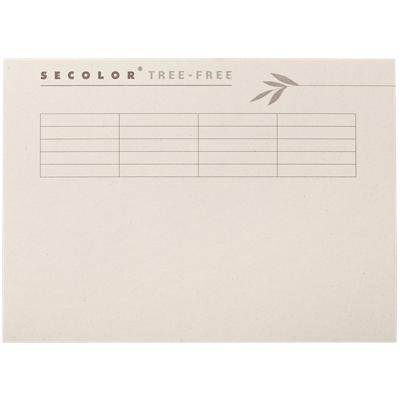 Djois Tree-Free Square Cut Folder Secolor Cream A4+ Cardboard 225 gsm 350 x 225 mm Pack of 10