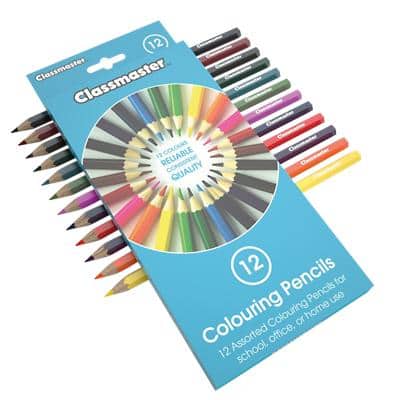 CLASSMASTER Colouring Pencils Pack of 12