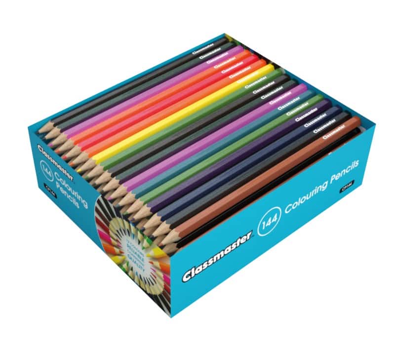 CLASSMASTER Colouring Pencils Assorted Pack of 144