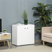 HOMCOM Storage Cabinet White 390 x 700 mm