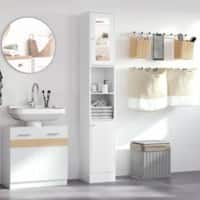 kleankin Floor Cabinet White 280 x 1,800 mm