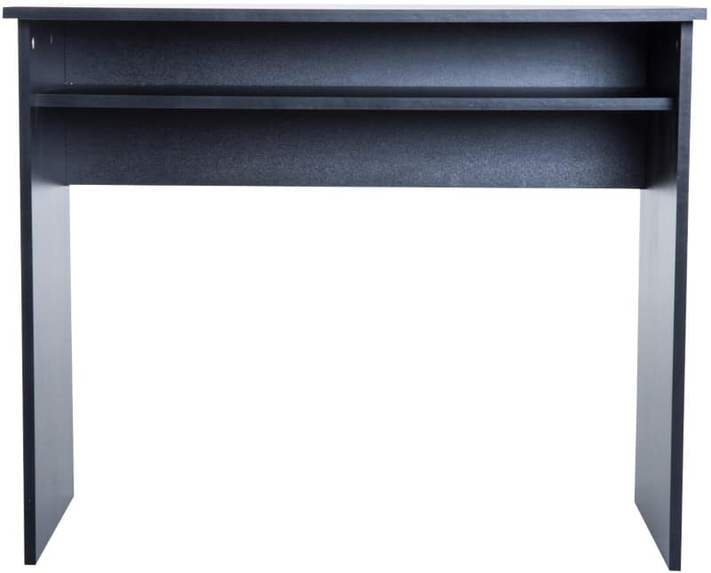 HOMCOM Office Desk Black Rubberwood Base panel 500 (W) x 900 (D) x 740 (H) mm Particle Board