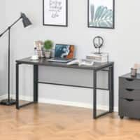 HOMCOM Writing Desk Black 600 x 750 mm