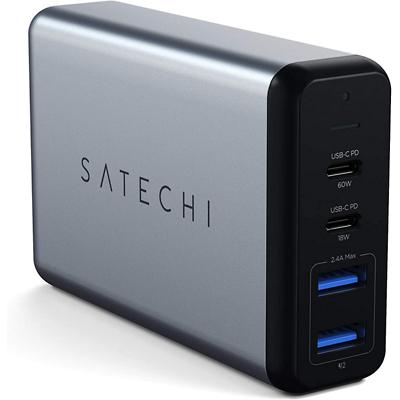 Satechi Travel Charger ST-MC2TCAM-UK Space Grey