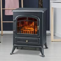 Homcom Electric Fireplace with Log Flame Effect