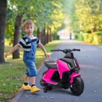 Homcom Kids Electric Motorcycle Ride-On Toy Pink