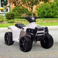Homcom 6 V Kids Ride on Cars Electric ATV White,Black