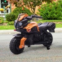 Homcom Kids 6V Electric Motorcycle Ride-On Toy Battery Orange