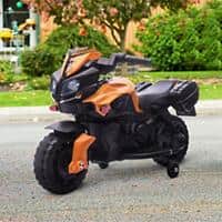 Homcom Kids 6V Electric Motorcycle Ride-On Toy Battery Orange